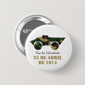 Militärfahrzeug-Symbol der Revolution vom 25. Apri Button (Vorne & Hinten)