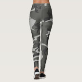 Militärfarben Leggings (Rückseite)