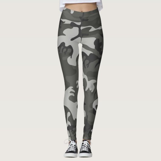 Militärfarben Leggings (Vorderseite)