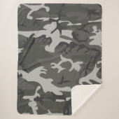 Militärfarben Sherpadecke (Vorderseite)