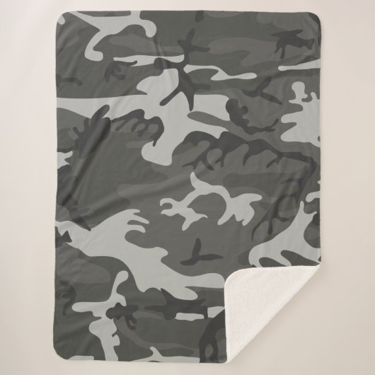 Militärfarben Sherpadecke (Vorderseite)