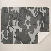 Militärfarben Sherpadecke (Vorderseite (Horizontal))