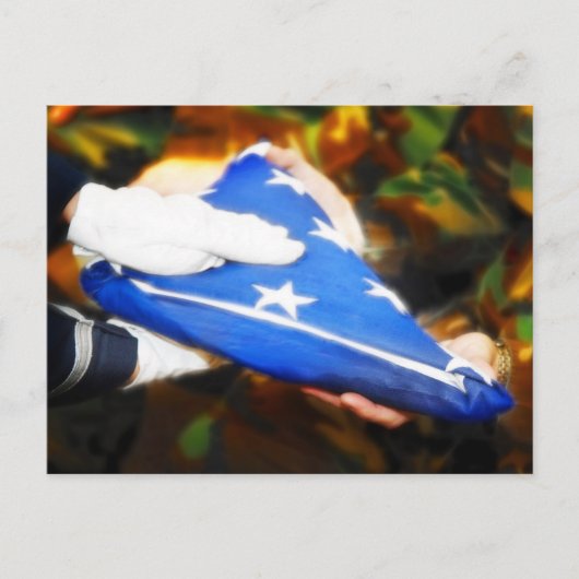 Militärfeier des Veteranen-Tages Postkarte (Vorderseite)