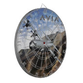 Militärflugzeug C-130 HERCULES Dartscheibe (Vorderseite Links)