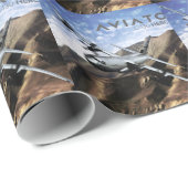 Militärflugzeug C-130 HERCULES Geschenkpapier (Rolleneckpunkt)