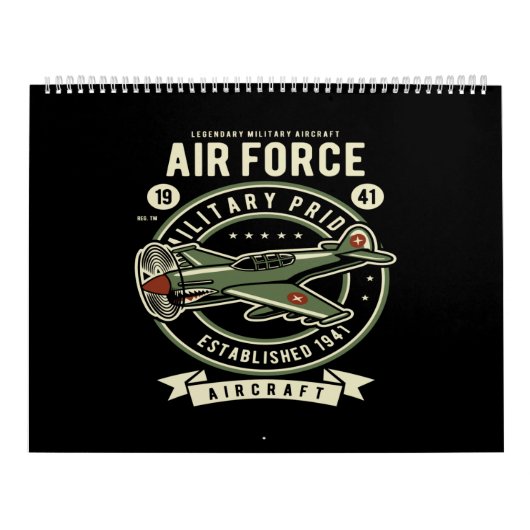 Militärflugzeug Kalender (Titelbild)