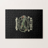 Militärflugzeug Puzzle (Horizontal)