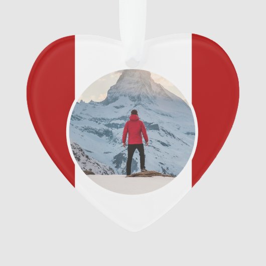 Militärgebet mit Foto-Ornament Ornament (Vorderseite)