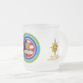 Militärgeheimdienst Veteran Keepake Mattglastasse (VorderseiteRechts)