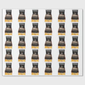 Militärgeheimniscodes der Vintagen Rätselmaschine Geschenkpapier (Flach)