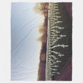 MILITÄRgräber Fleecedecke (Vorderseite)