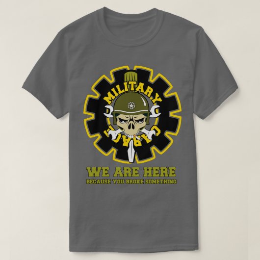 Militärgrabgarage T-Shirt (Design vorne)