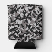Militärgrau-Camouflage-Muster Dosenkühler (Rückseite)