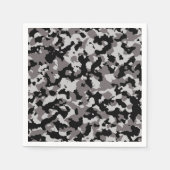 Militärgrau-Camouflage-Muster Serviette (Vorderseite)