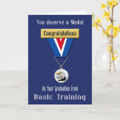 MilitärGrundausbildung-Glückwunsch-Karte Karte (Gelbe Blume)