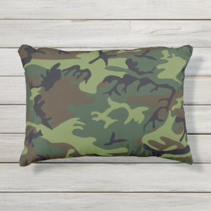 Militärgrünes Tarnmuster Outdoor 12x16 Kissen Für Draußen