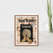 Militärhappy Birthday Card Karte (Vorderseite)