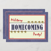 MilitärHomecoming hat Party Einladung in der (Vorne/Hinten)