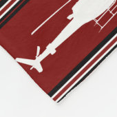 Militärhubschrauber Fleecedecke (Ecke)