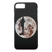 Militärhubschrauber gegen den Mond in der Nacht Case-Mate iPhone Hülle (Rückseite)