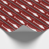 Militärhubschrauber Geschenkpapier (Ecke)