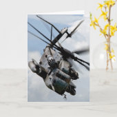 Militärhubschrauber Karte (Gelbe Blume)