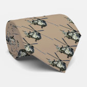 Militärhubschrauber Krawatte (Gerollt)