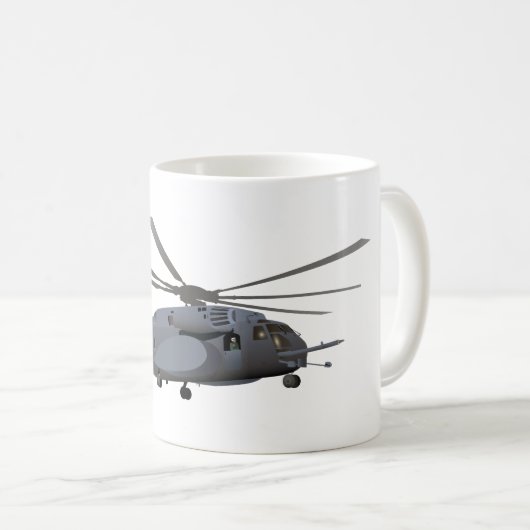 Militärhubschrauber MH-53 Kaffeetasse (VorderseiteRechts)