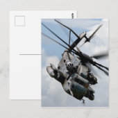 Militärhubschrauber Postkarte (Vorne/Hinten)