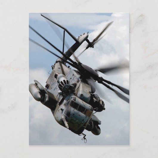 Militärhubschrauber Postkarte (Vorderseite)