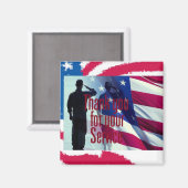 MILITÄRIN MAGNET (Vorderseite/Rückseite)