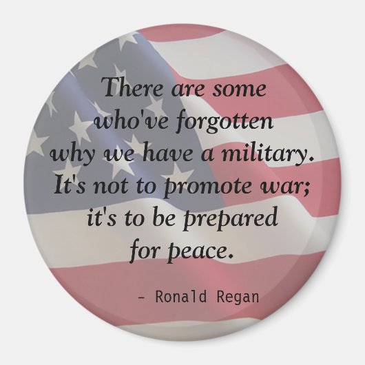 MILITÄRIN - Warum ein Militär haben... Magnet (Vorne)