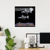 Militärische A-10-Warzension Poster (Heimbüro)
