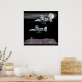 Militärische A-10-Warzension Poster (Küche)