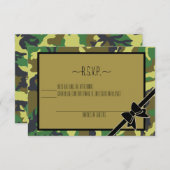 Militärische Ablösung von Party-UAWG RSVP Karte (Vorne/Hinten)