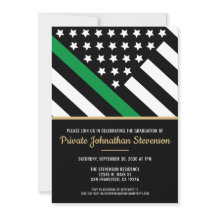 Militärische Abschluss Grundausbildung Patriotisch