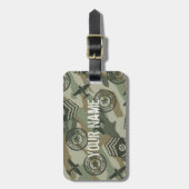 Militärische Abzeichen Gepäckanhänger (Vorderseite vertikal)