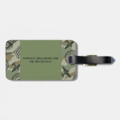 Militärische Abzeichen Gepäckanhänger (Rückseite horizontal)