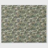 Militärische Abzeichen Geschenkpapier (Flach)