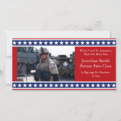 Militärische Ankündigung der US Flagge (Vorderseite)