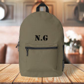 Militärische Army Green Bedruckter Rucksack