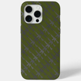 Militärische Art Gun Camouflage Army Green B/W Sch Case-Mate iPhone Hülle