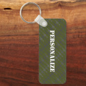 Militärische Art Gun Camouflage Army Green B/W Sch Schlüsselanhänger (Vorderseite)