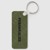 Militärische Art Gun Camouflage Rifle Army Green B Schlüsselanhänger (Rückseite)