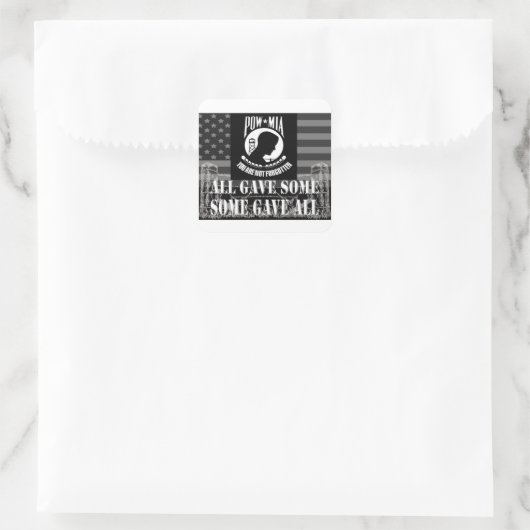 Militärische Aufkleber "POW-MIA" (Tasche)