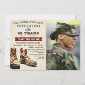 Militärische Bautätigkeit von Frauen Einladung (Vorderseite)