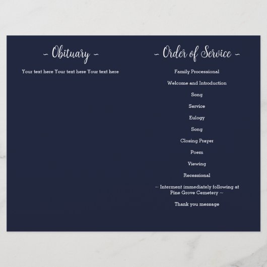 Militärische Beerdigung - Amerikanische Flagge - V (Rückseite)