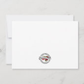 Militärische Beerdigungskarte Religiöse Dankeskarte (Rückseite)