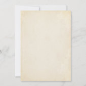 Militärische Begrüßung Zuhause Einladung (Rückseite)