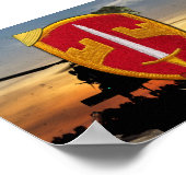 Militärische Berater MACV Vietnam-Nam-Krieg-Patch Poster (Ecke)